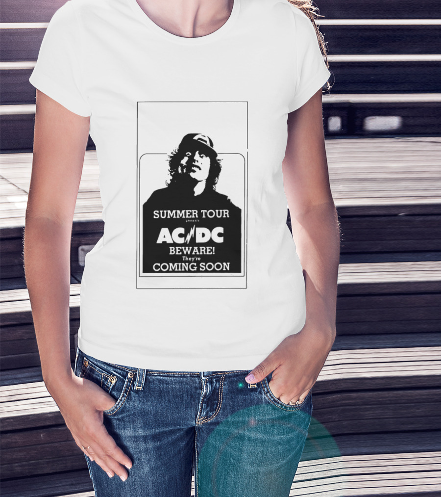 AC DC Summer Tour Beware Coming Soon T-Shirt