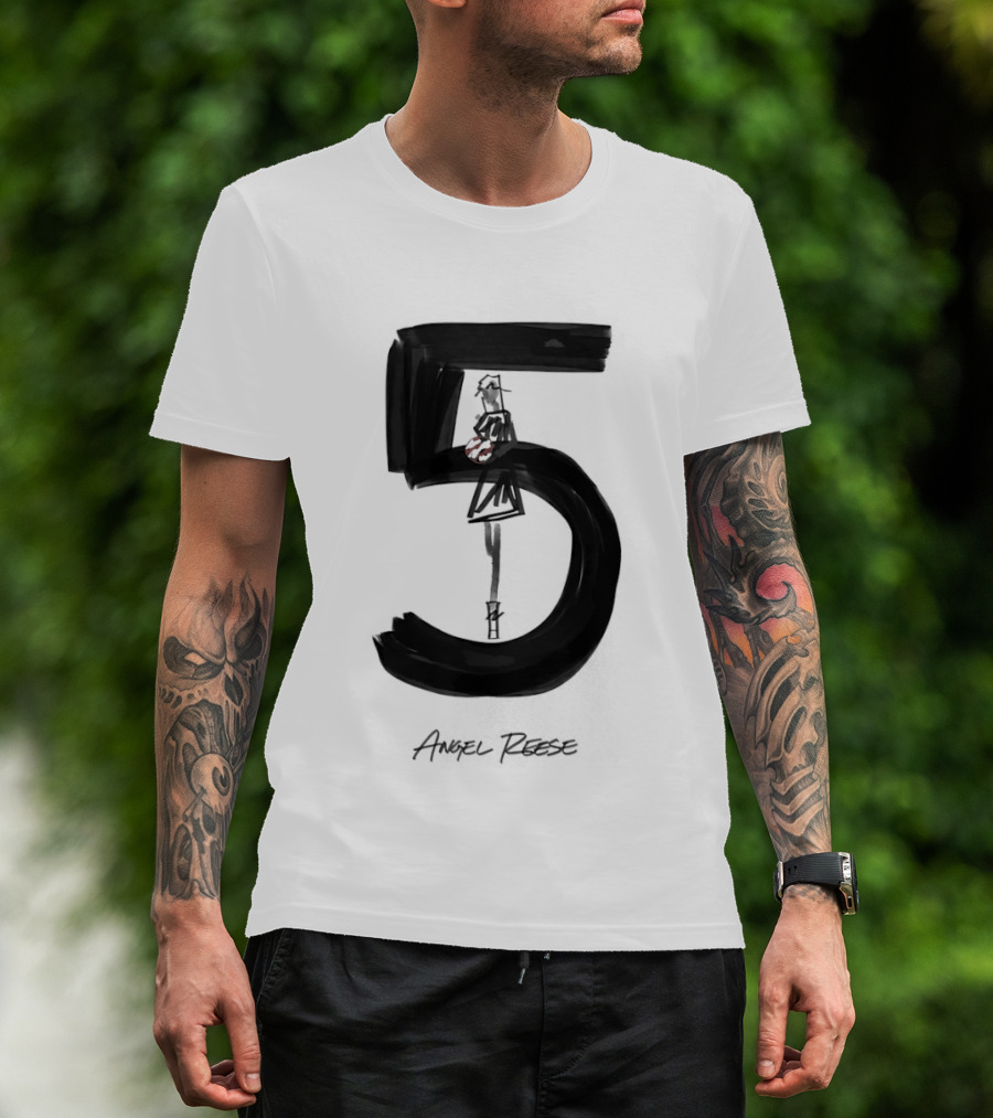 Angel Reese 5 Chicago Sky Basketball T-Shirt