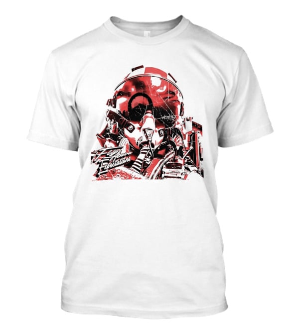 Fly As Eli Fly Above Expectations Fighter Pilot Helmet T-Shirt