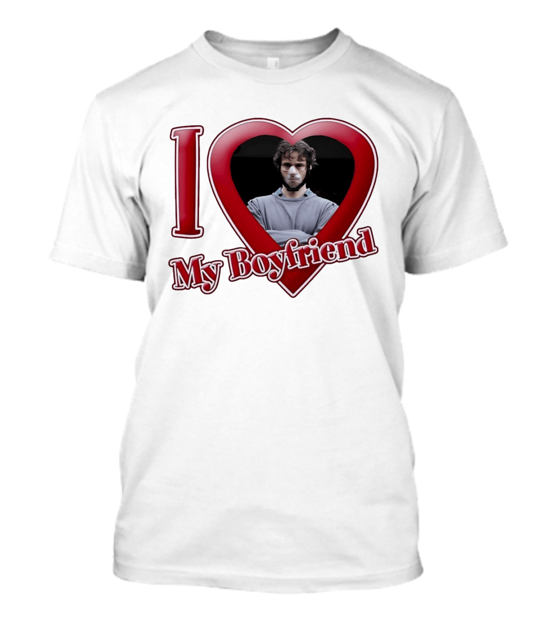 I Love My Boyfriend Will Graham Heart Image T-Shirt