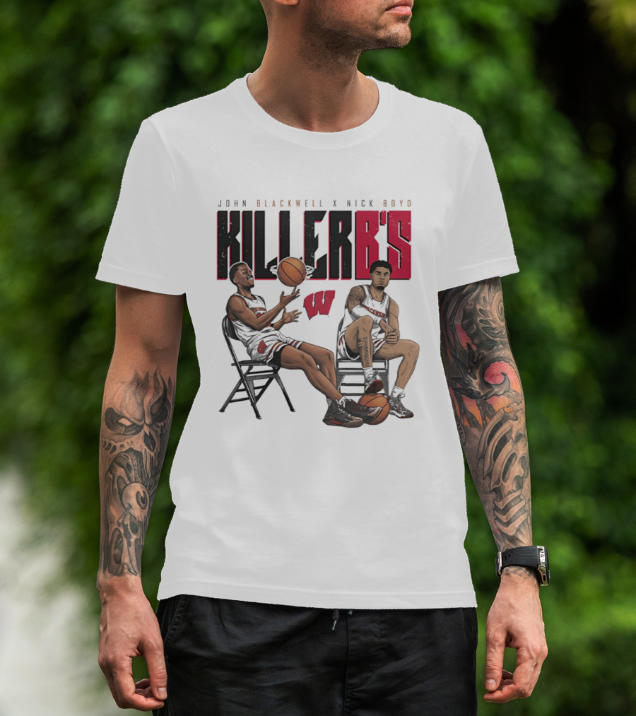 John Blackwell Nick Boyd Wisconsin Killer B's Basketball Duo T-Shirt