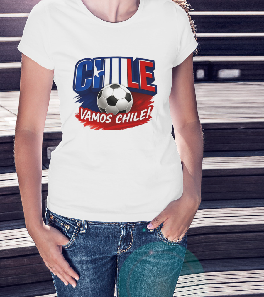 Chile Vamos Chile Soccer Enthusiast Spirit T-Shirt