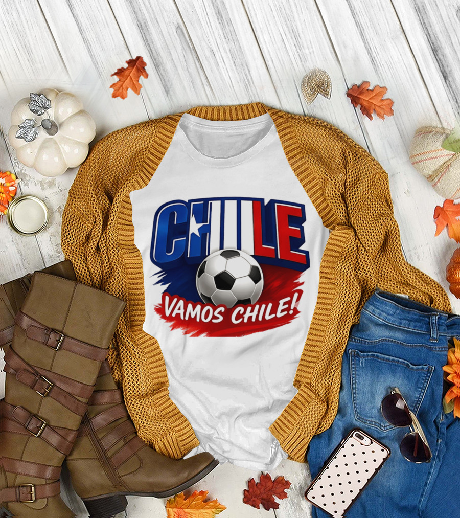 Chile Vamos Chile Soccer Enthusiast Spirit T-Shirt