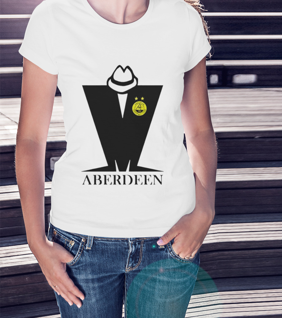 Nutty M Aberdeen FC Football Badge Fedora T-Shirt