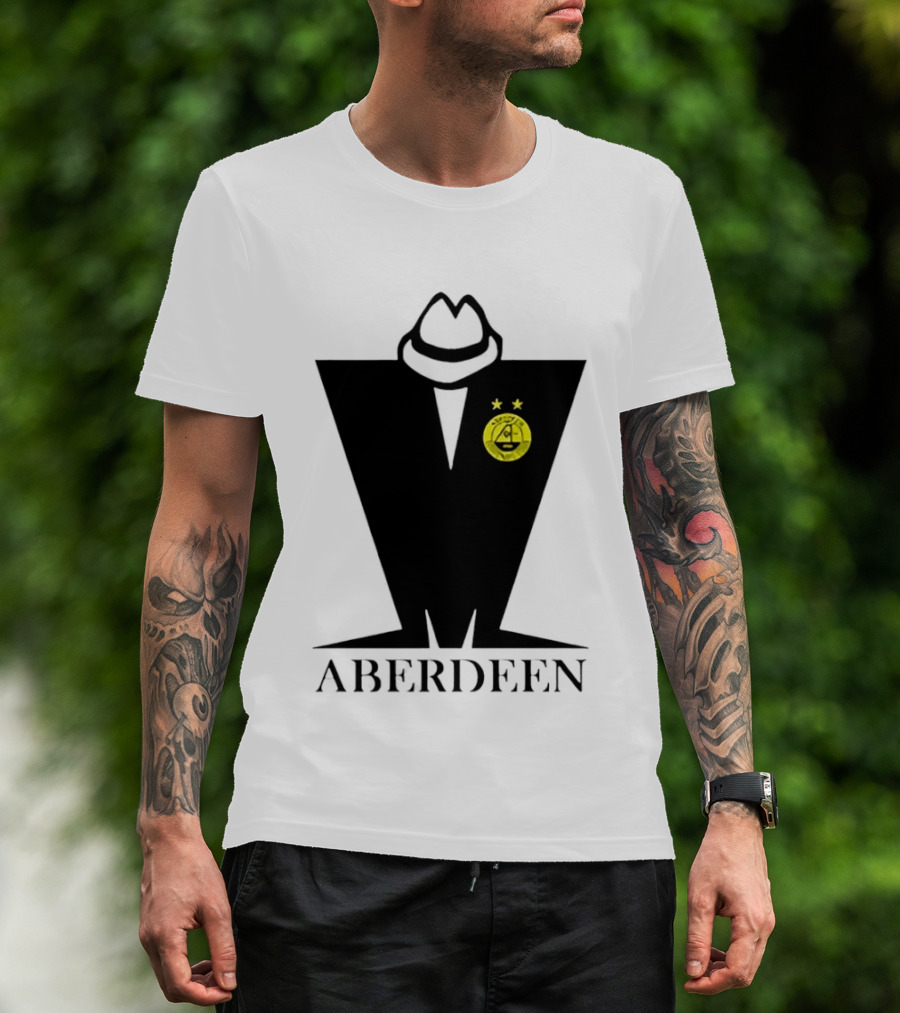 Nutty M Aberdeen FC Football Badge Fedora T-Shirt