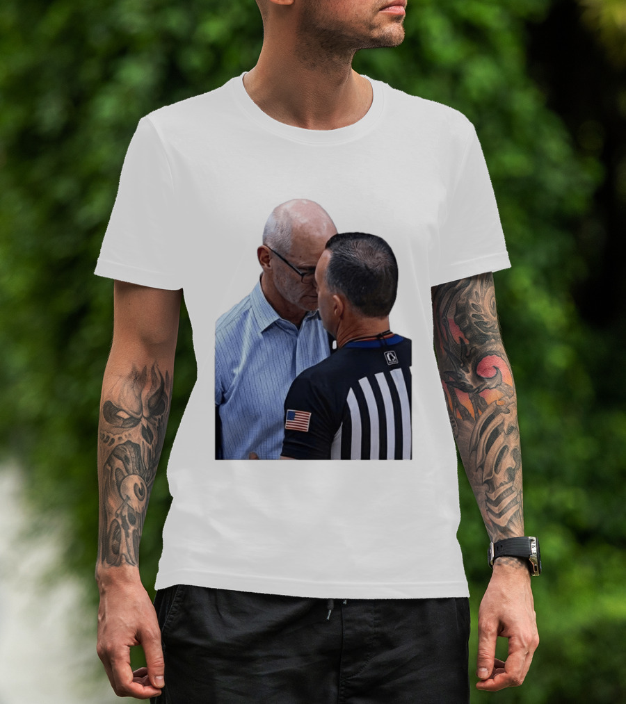 Dan Hurley Uconn Huskies Headbutt Confrontation With Referee Basketball Moment T-Shirt
