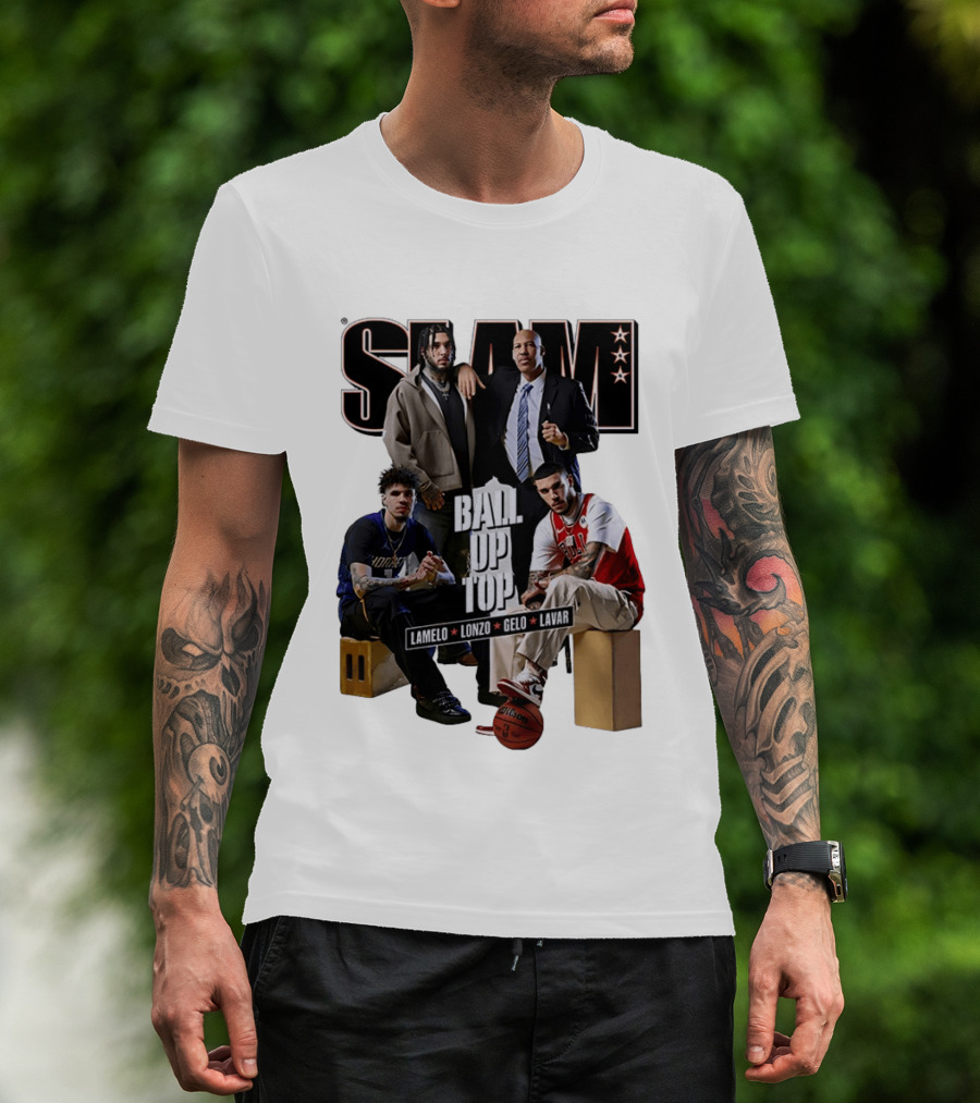 Slam Ball Up Top LaMelo Lonzo Gelo LaVar T-Shirt