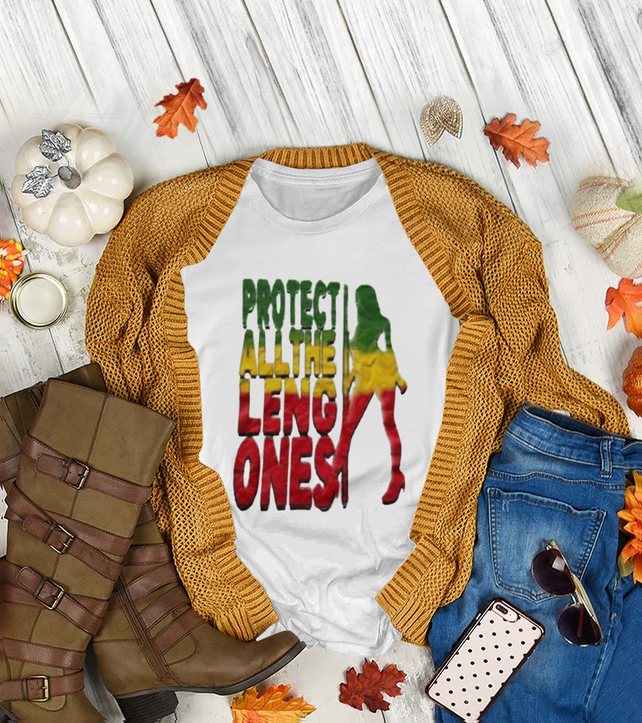 Protect All The Leng Ones Rasta T-Shirt