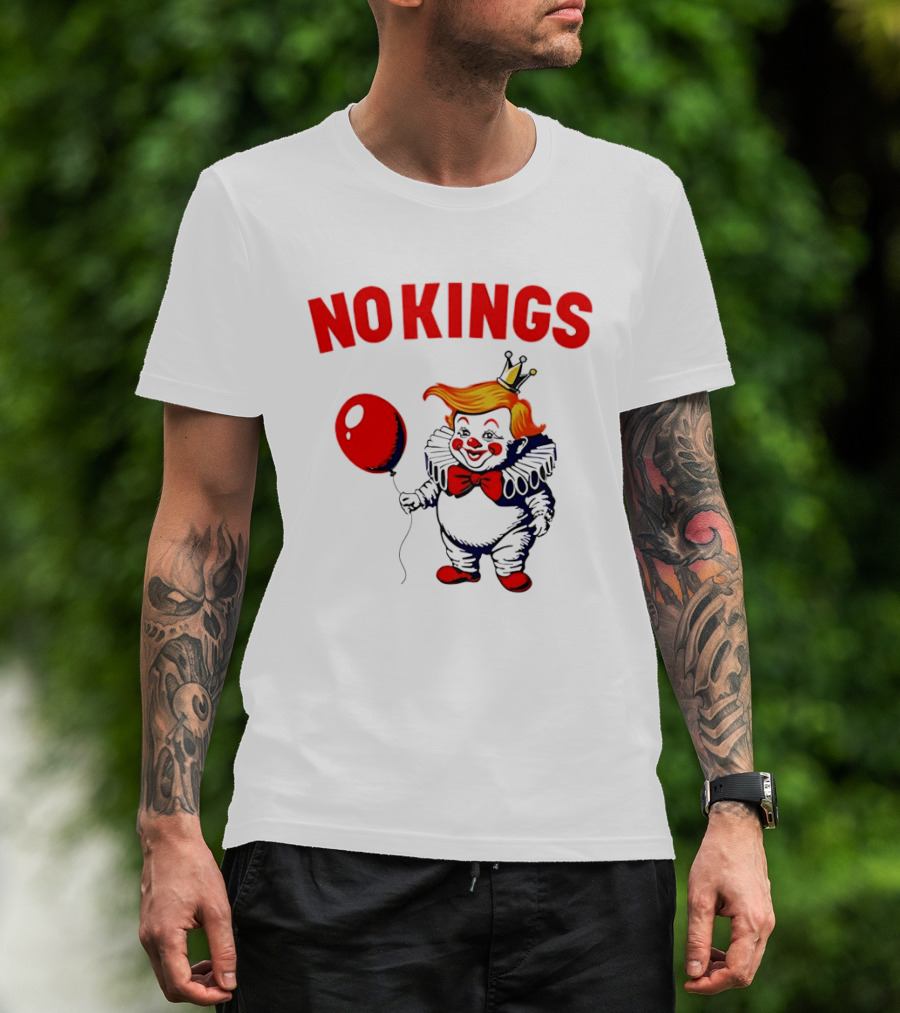 NOKINGS Trump Clown Red Balloon Crown T-Shirt