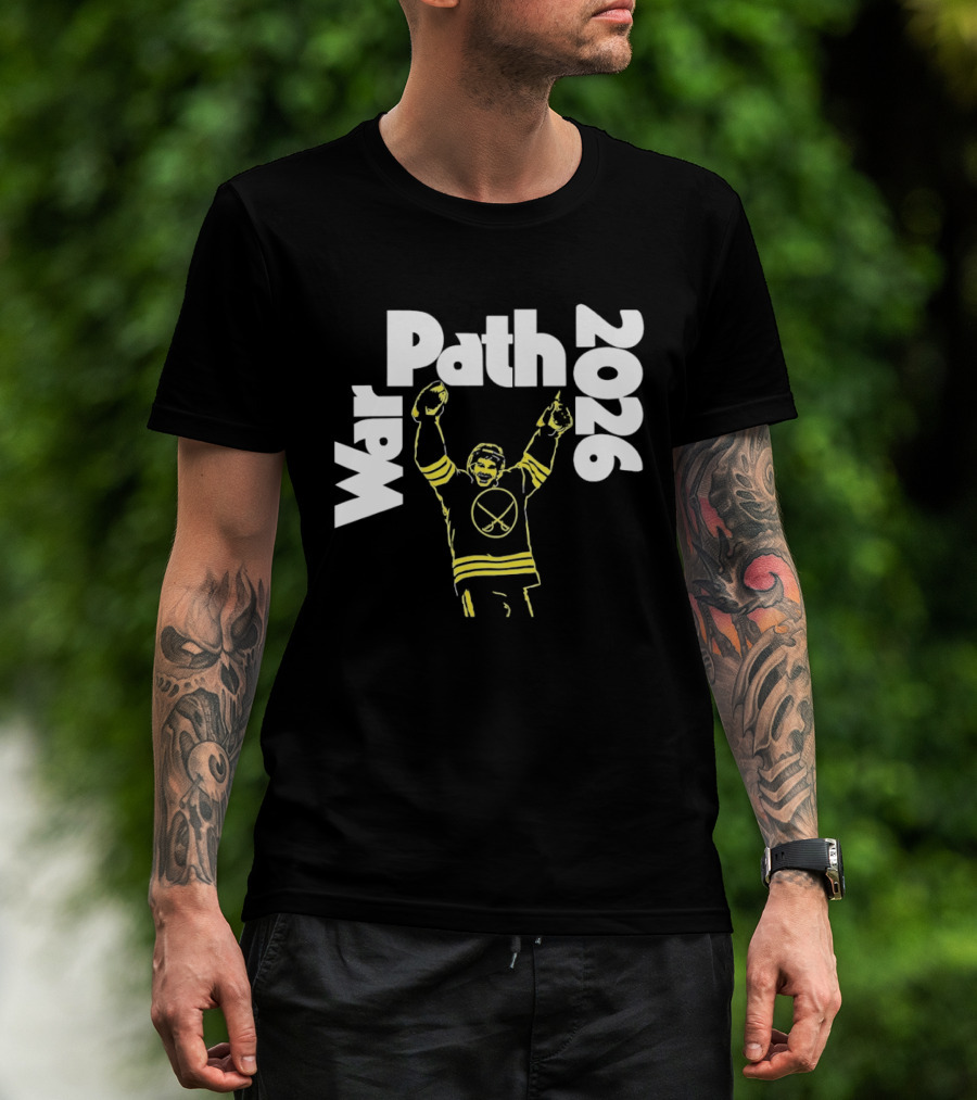 Buffalo Sabres War Path 2026 Hockey Player Celebration T-Shirt