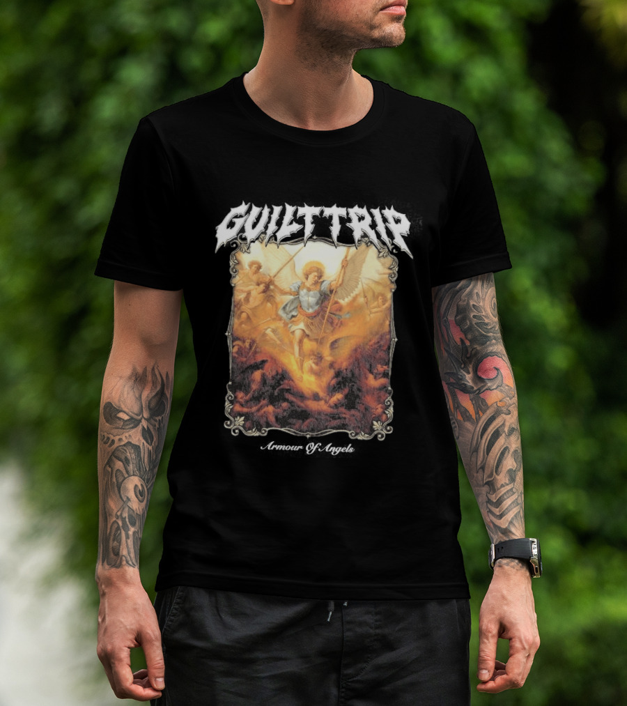 Guilt Trip Armour Of Angels Album Bundle Cover Archangel T-Shirt