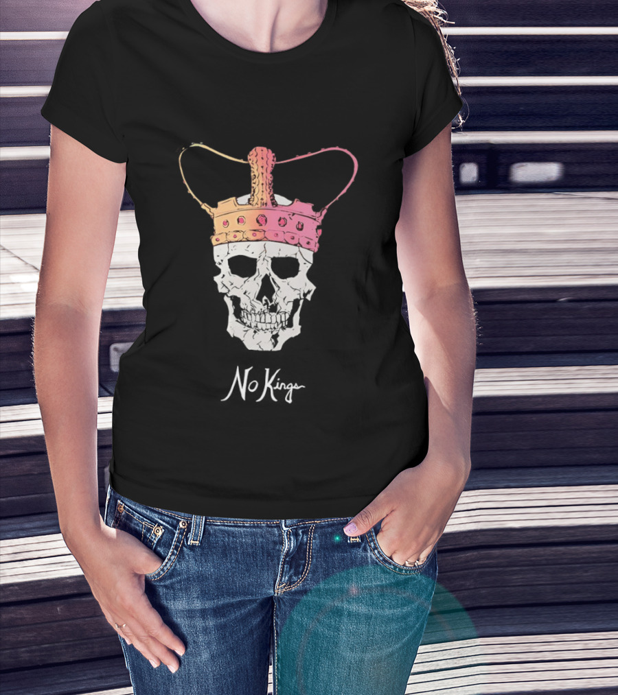 Skull No Kings Horror Crown T-Shirt