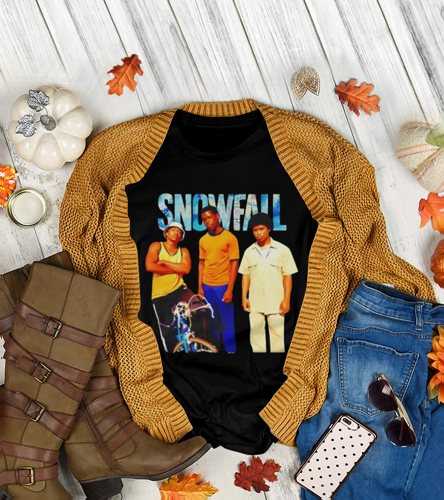 Snowfall 2017 TV Series Damson Idris Carter Hudson Gail Bean Actors T-Shirt