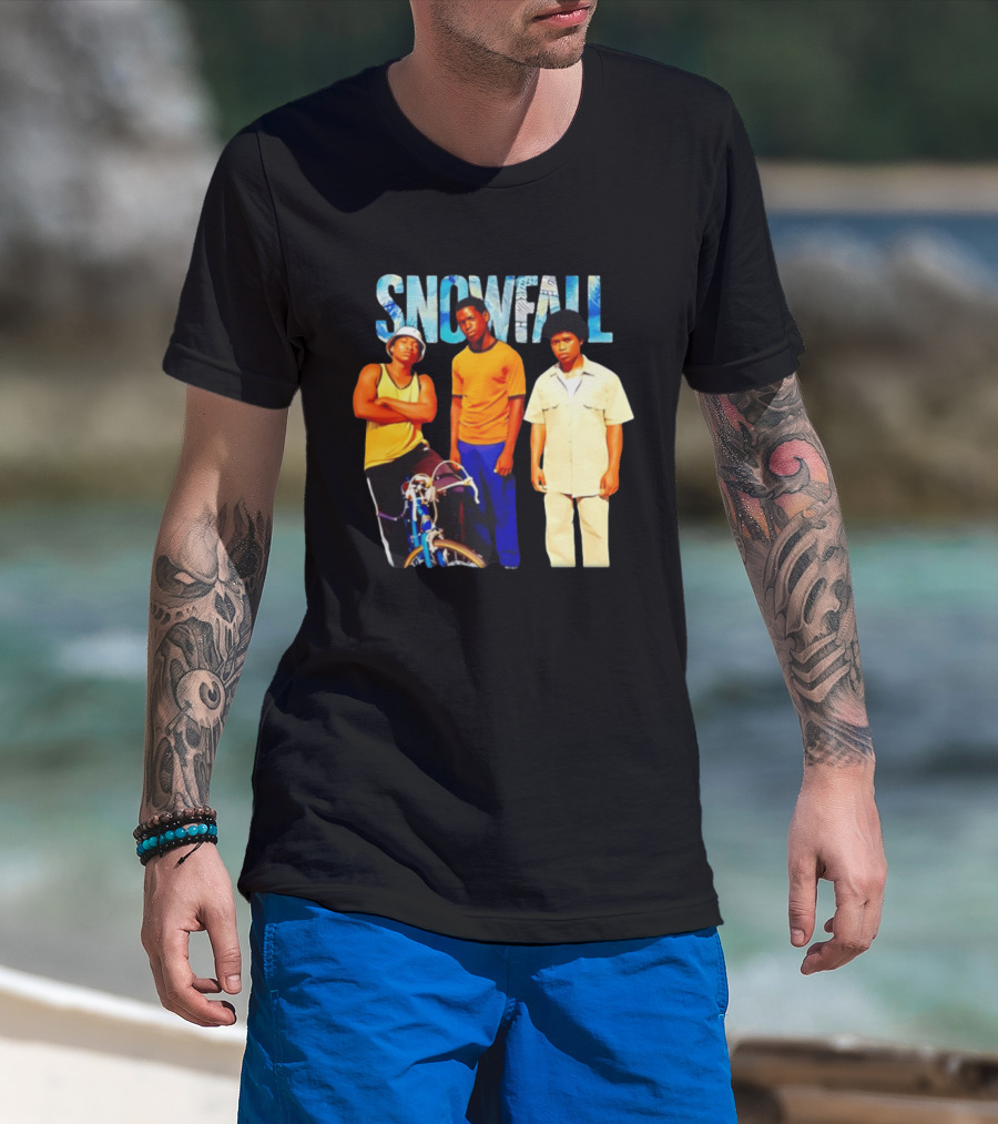 Snowfall 2017 TV Series Damson Idris Carter Hudson Gail Bean Actors T-Shirt