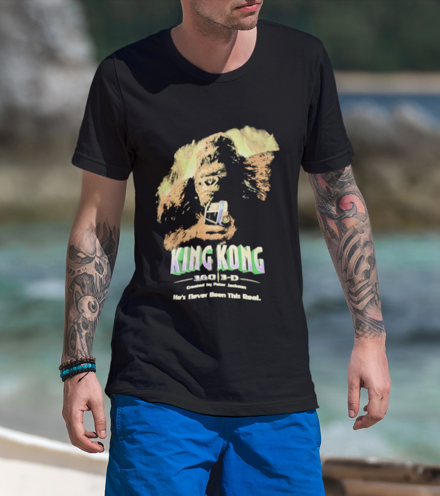 King Kong 360 3D Steven Spielberg Peter Jackson He's Never Been This Real T-Shirt