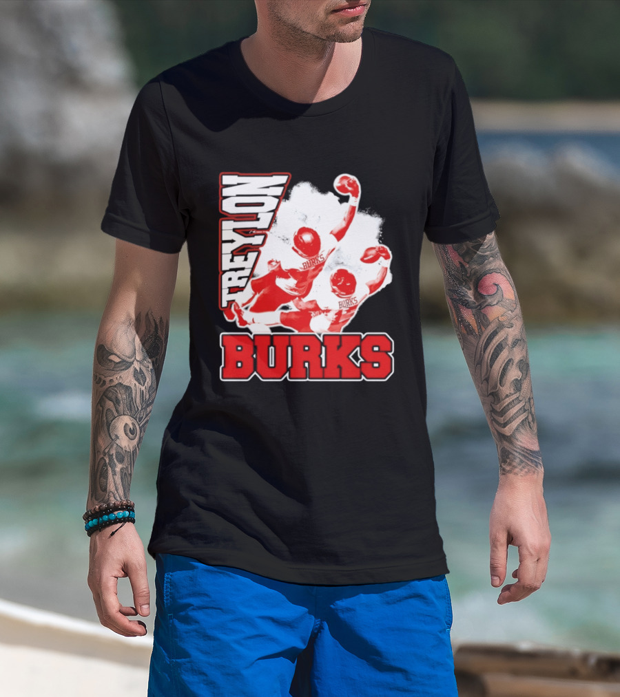 Treylon Burks Washington Commanders Burks Football Action T-Shirt