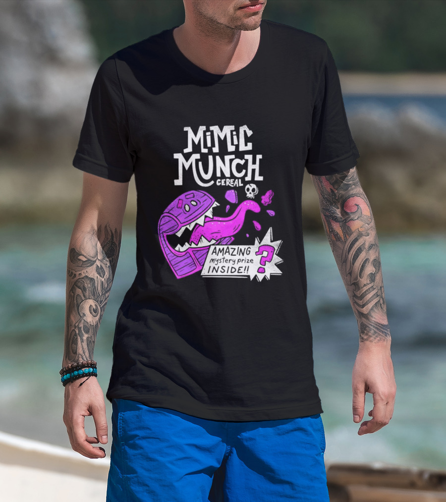 Mimic Munch Cereal Amazing Mystery Prize Inside Dungeons And Dragons T-Shirt