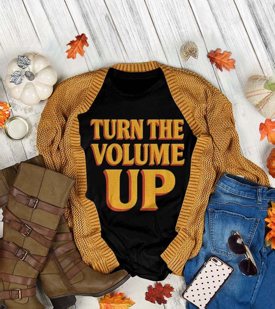 Turn The Volume Up Zohran Mamdani NYC Mayor Election Campaign T-Shirt
