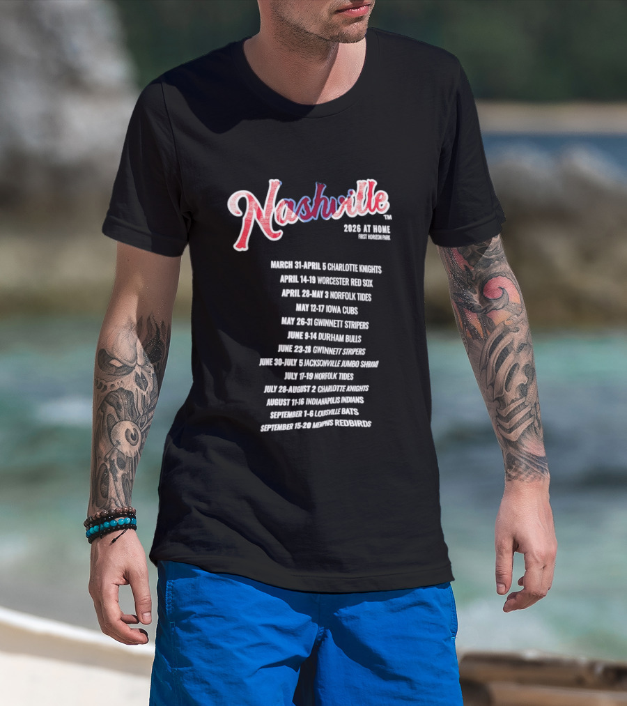 Nashville Home Show 2026 First Horizon Park Tour Dates And Locations T-Shirt