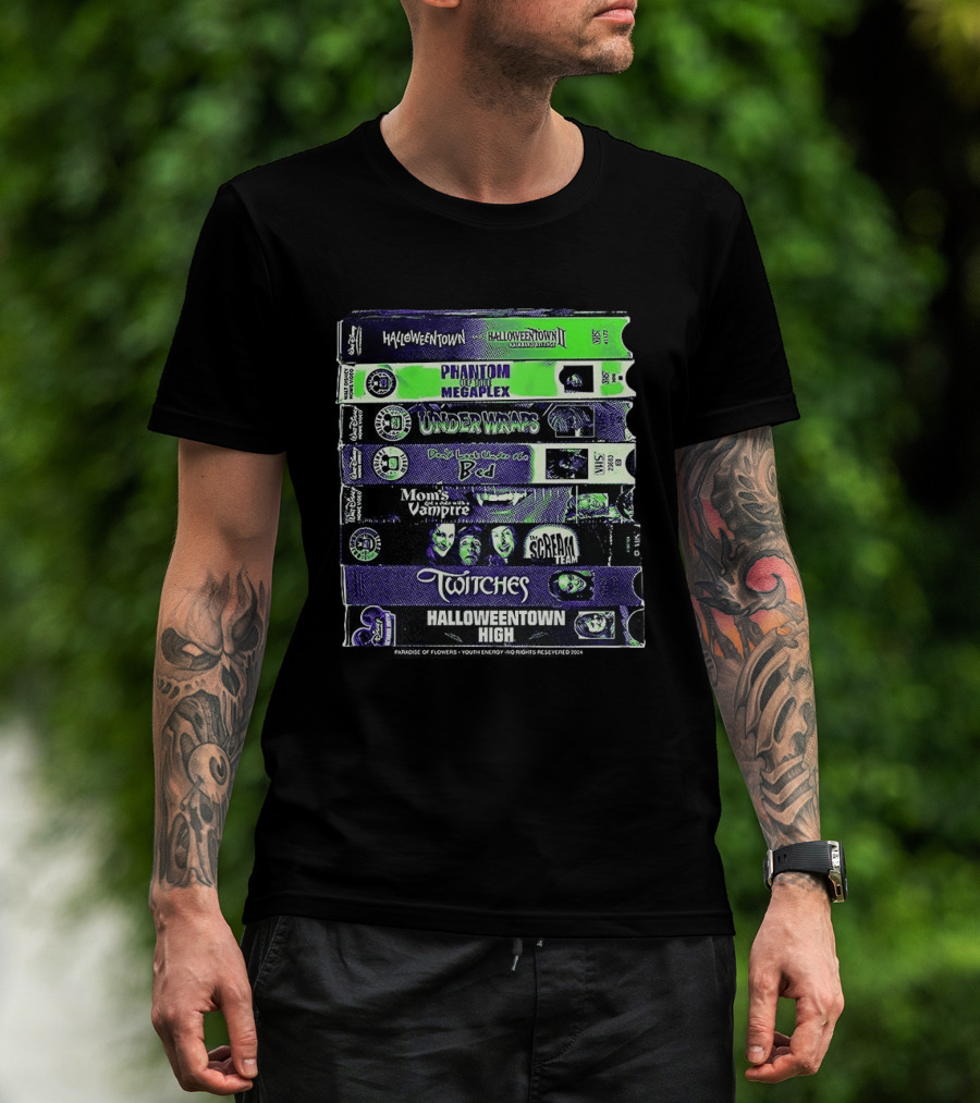 Halloweentown Movie Collection VHS Tapes Disney Channel Halloween Classics T-Shirt