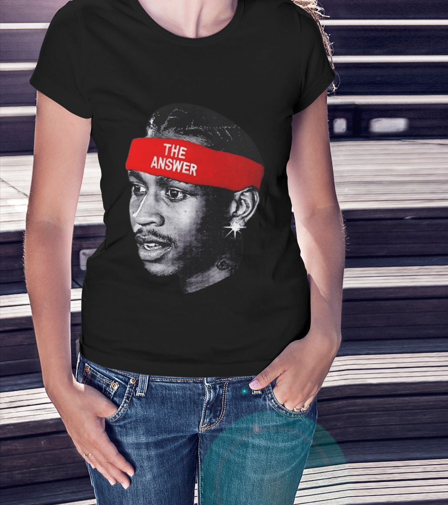 Allen Iverson The Answer Basketball Legend T-Shirt