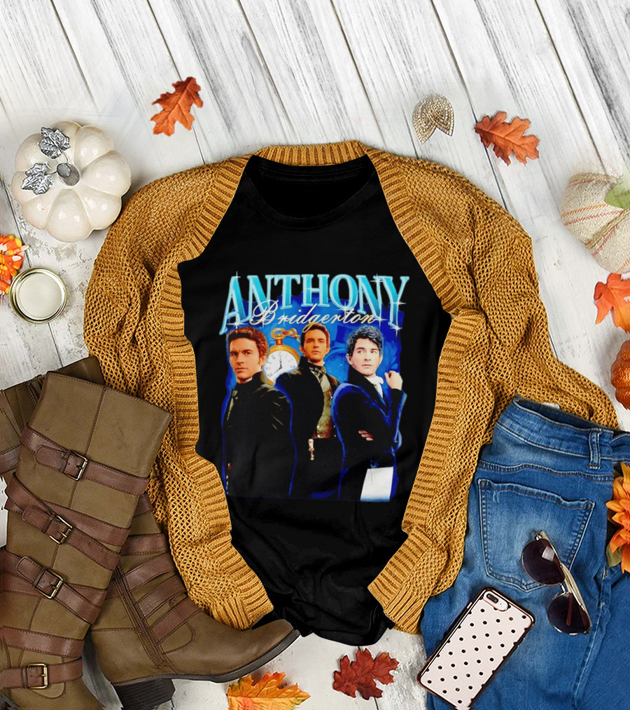 Anthony Bridgerton Netflix Series Character with T-Shirt