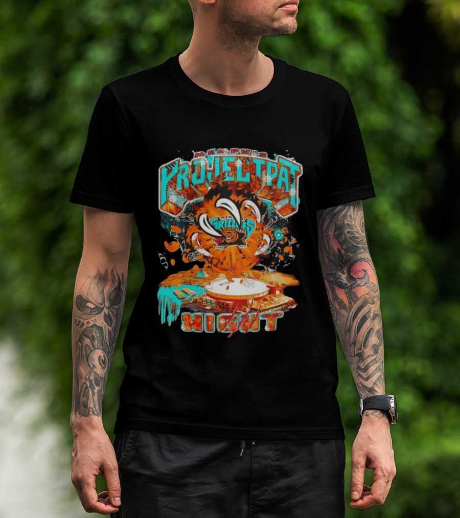 Memphis Grizzlies Project Pat Night Explosive Arena Event T-Shirt