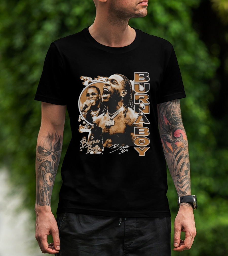 Burna Boy Iconic Music Lover Fan Merchandise T-Shirt