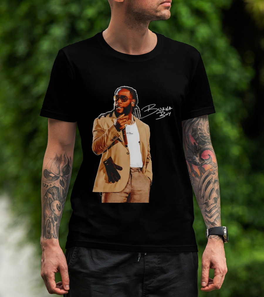 Burna Boy Rooted African Heritage Fashion T-Shirt