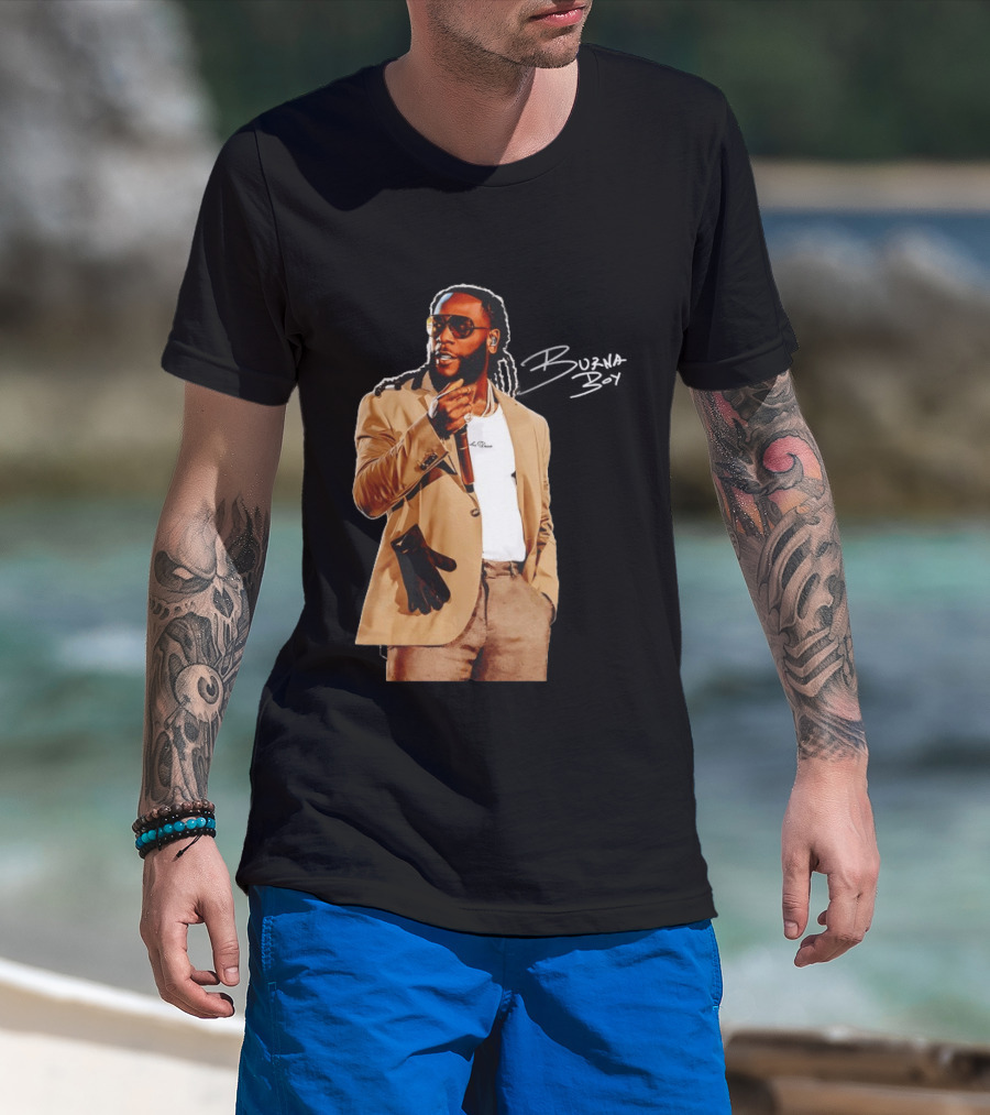 Burna Boy Rooted African Heritage Fashion T-Shirt
