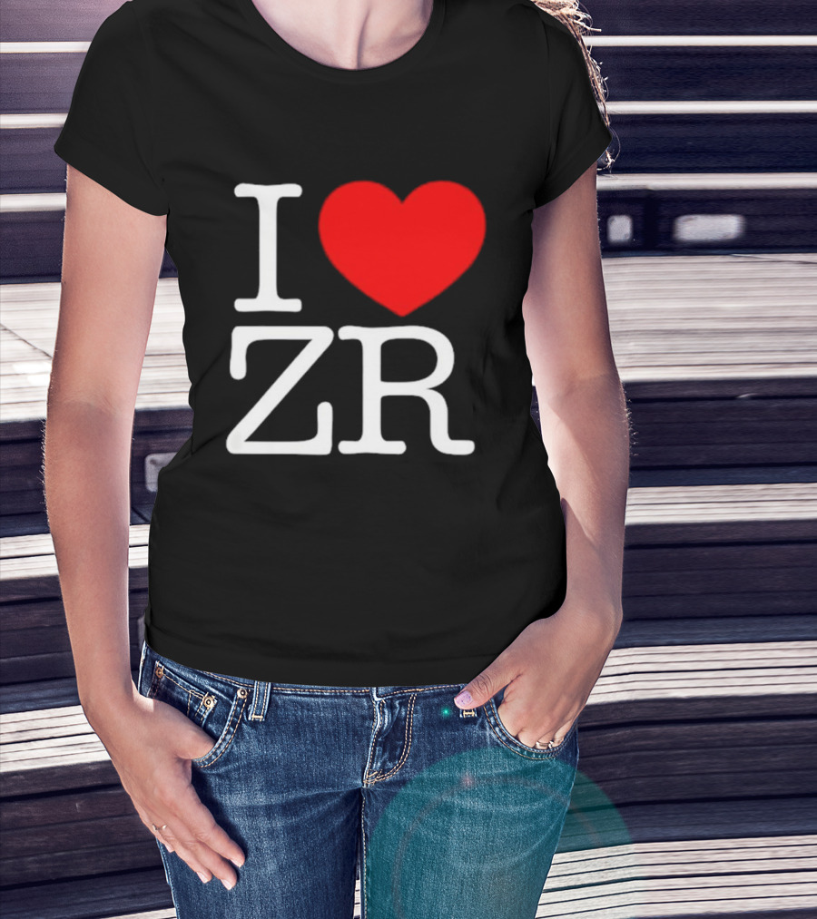 I Love ZR Red Heart T-Shirt