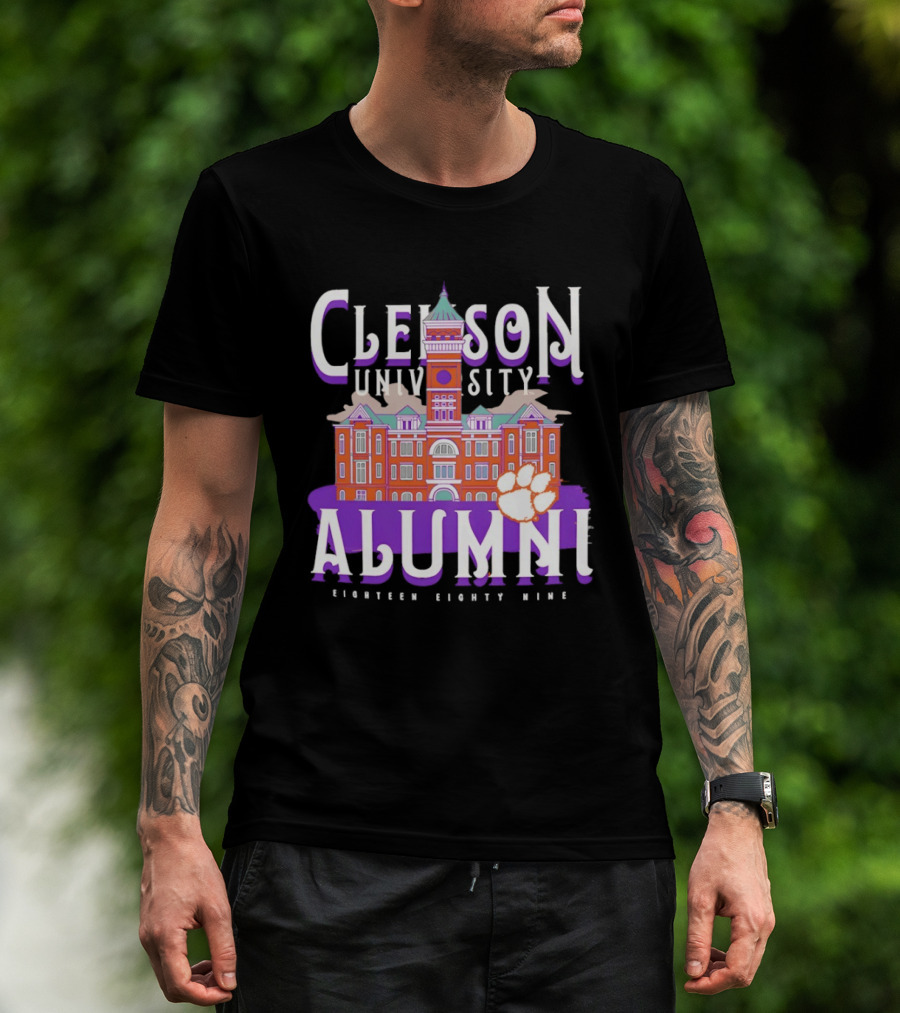 Clemson University Alumni Eighteen Eighty Nine Campus Tigers T-Shirt