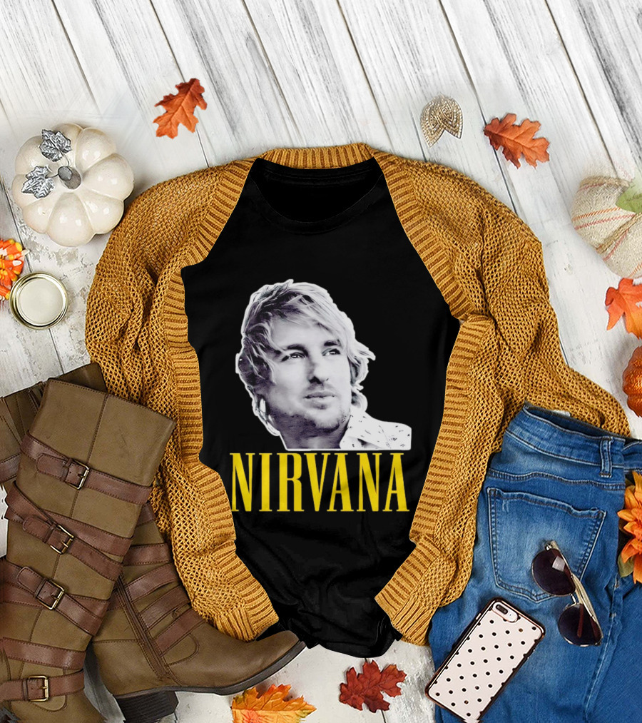 Nirvana Owen Wilson Mashup T-Shirt