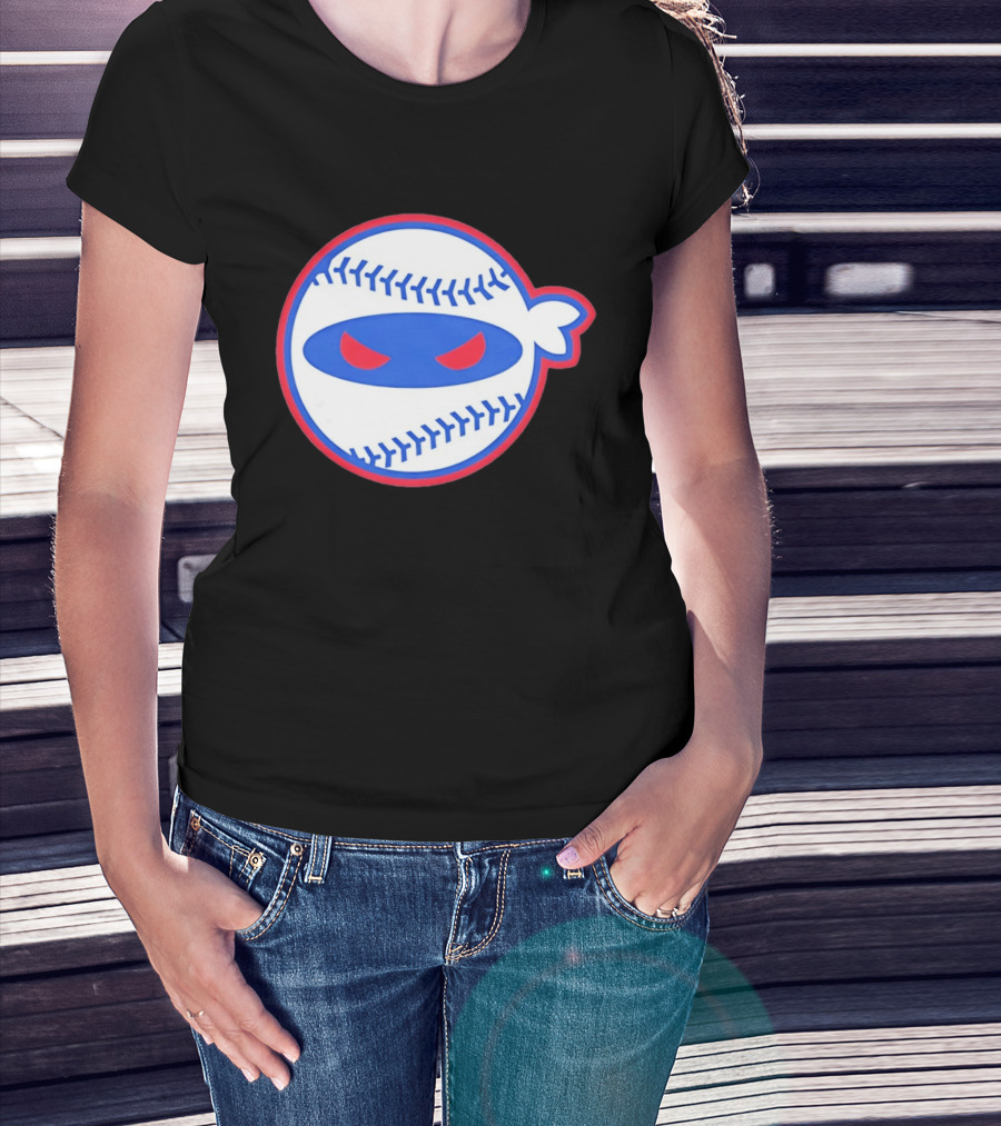Pitching Ninja Baseball Eyes Atlanta T-Shirt