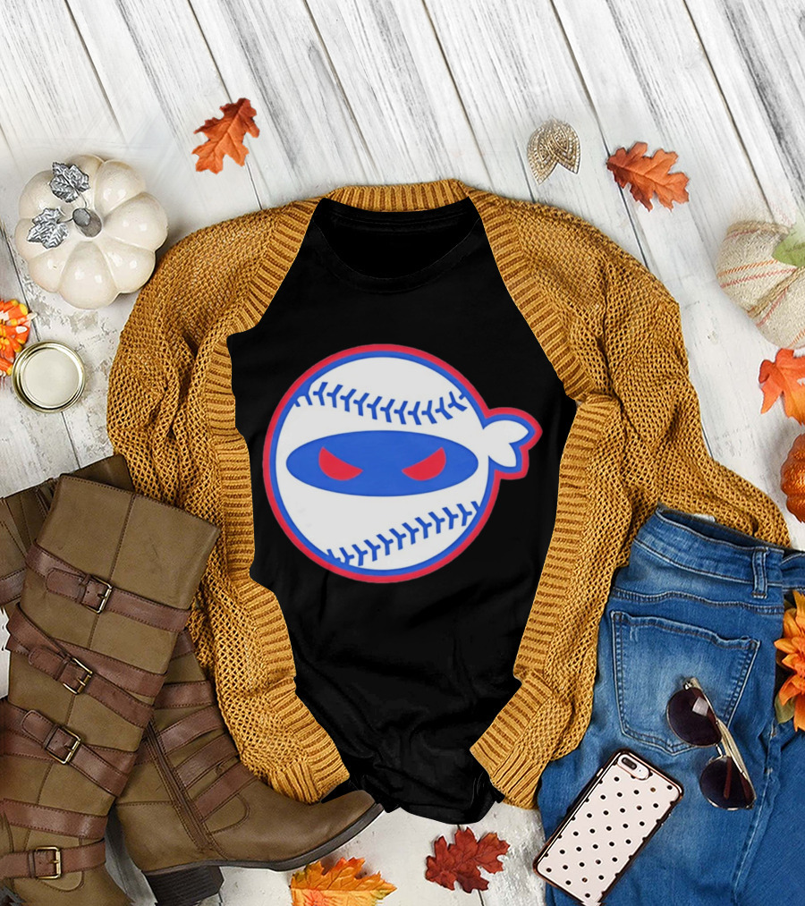 Pitching Ninja Baseball Eyes Atlanta T-Shirt
