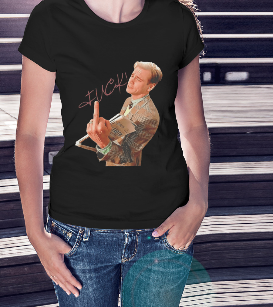 Jim Carrey Truman Show Middle Finger Meme Fuck Scene T-Shirt