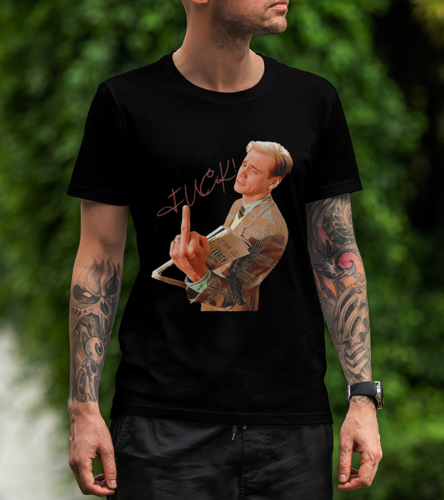 Jim Carrey Truman Show Middle Finger Meme Fuck Scene T-Shirt