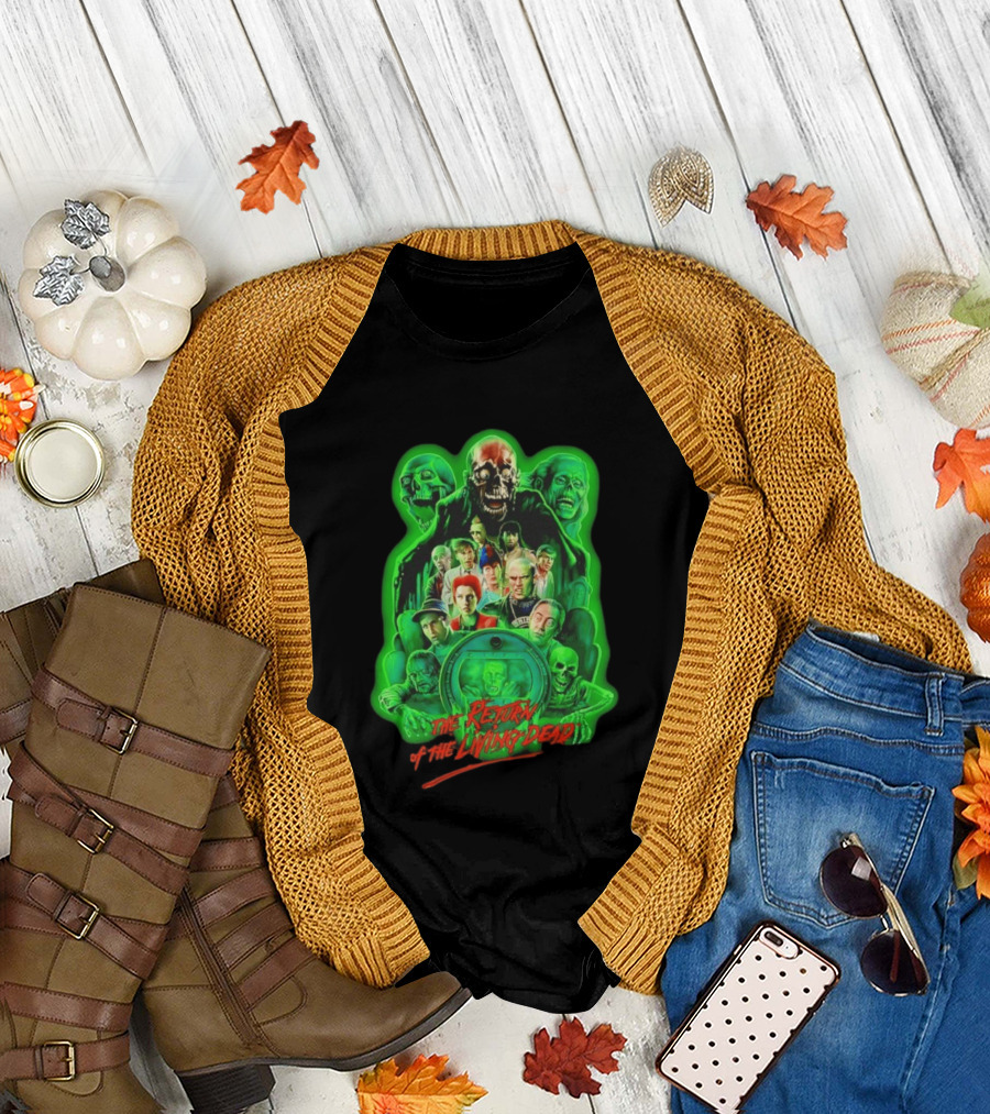 The Return of the Living Dead 1985 Horror Zombie Movie Characters T-Shirt
