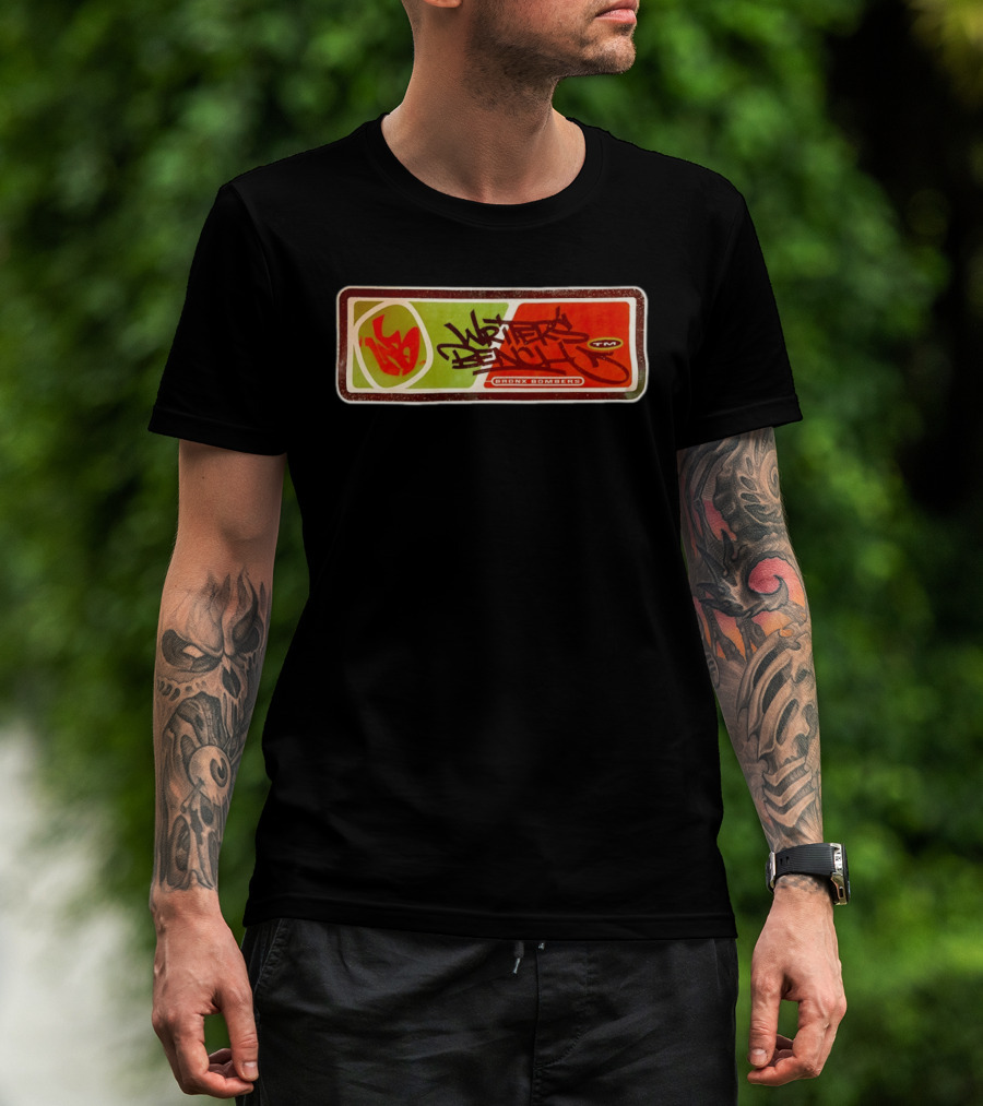 Writers Bench Bronx Bombers Graffiti TM Red Green Rectangle T-Shirt
