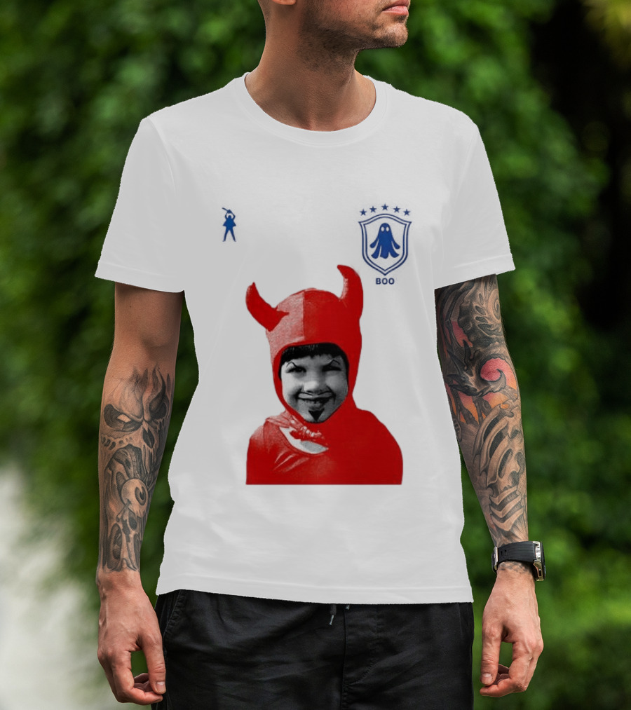 Seleção Diabo Problem Child Red Devil Costume T-Shirt