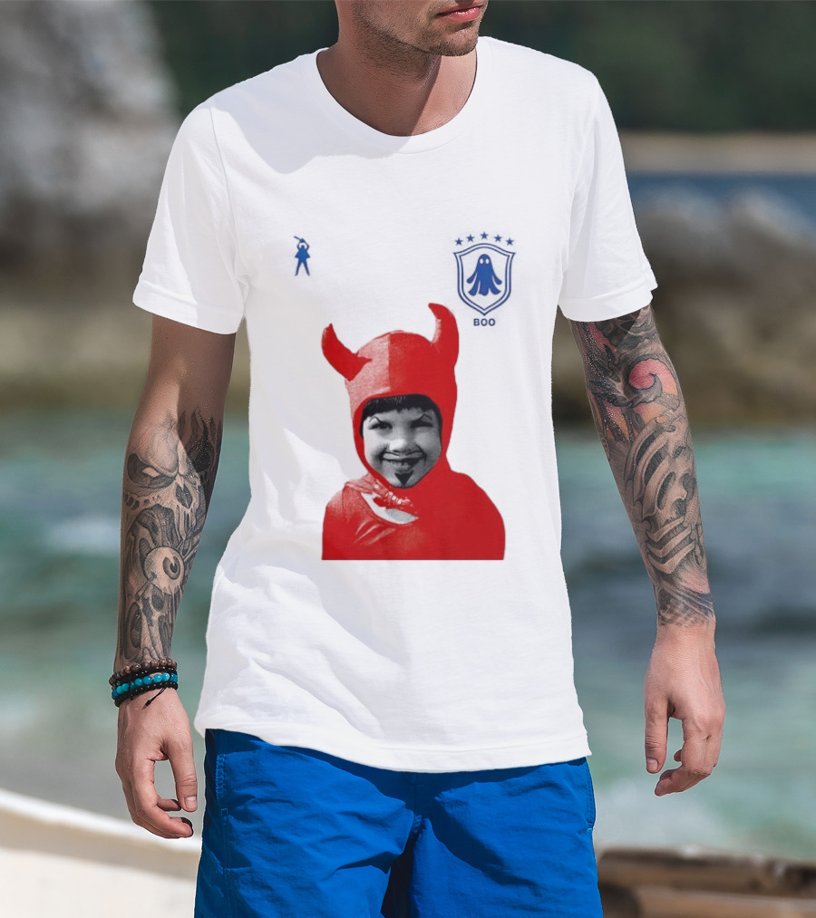 Seleção Diabo Problem Child Red Devil Costume T-Shirt