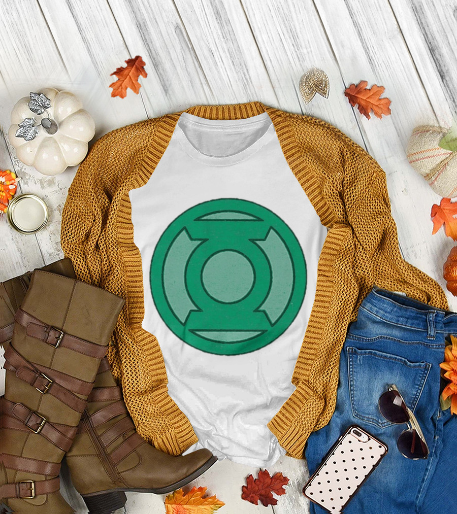 Green Lantern Corps Symbol Comics Hand Me Down T-Shirt