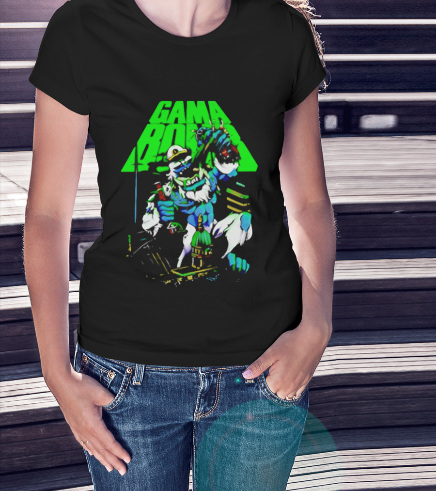 Gama Bomb Drink Up Skeleton Monster Cheers T-Shirt
