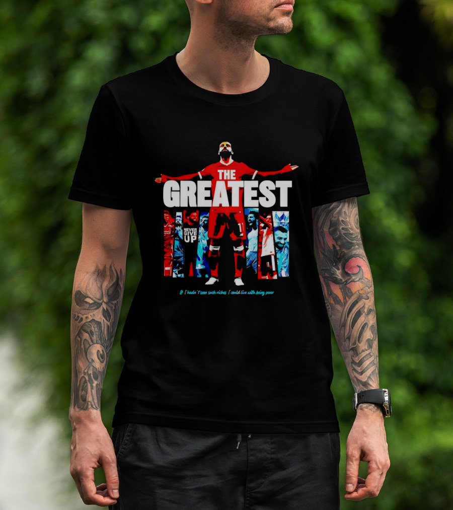 Mohamed Salah The Greatest Liverpool Football Icon Riches T-Shirt