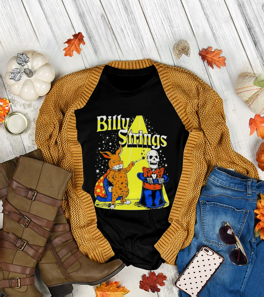 Billy Strings Rabbit Magician Skeleton Star Cape T-Shirt