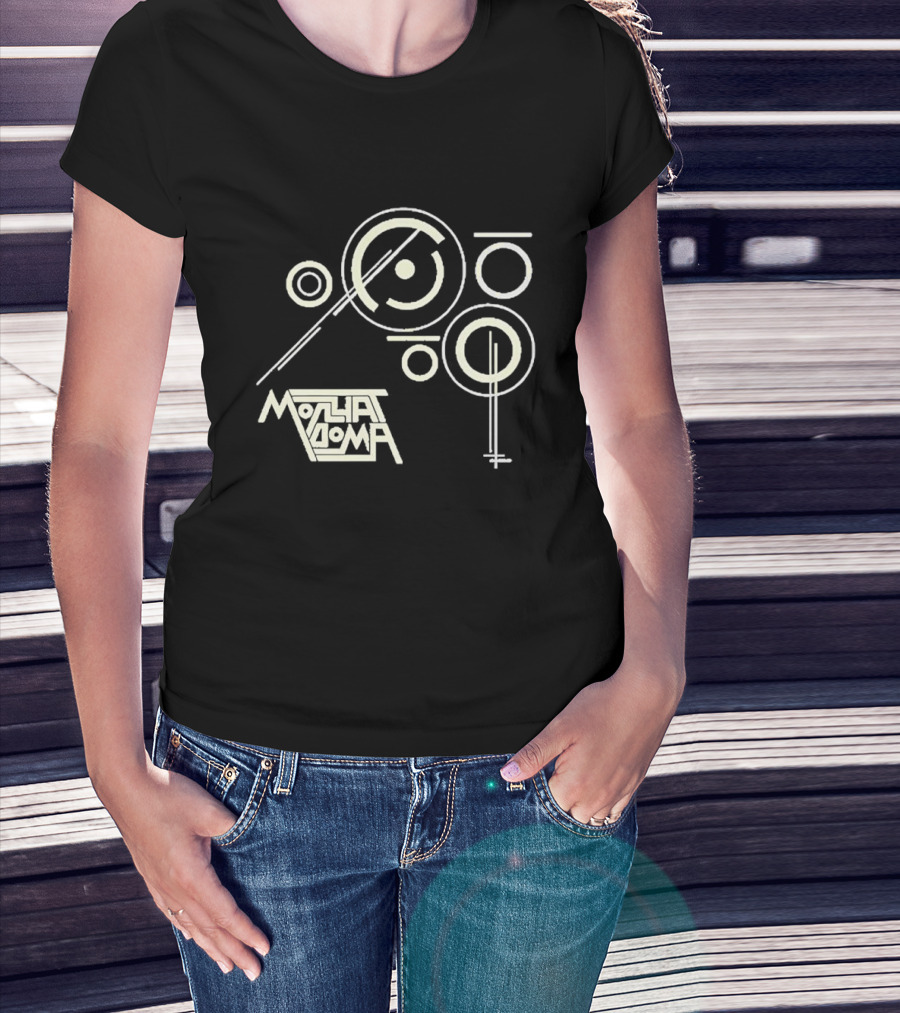 Molchat Doma Concert Geometric Circles And Lines T-Shirt