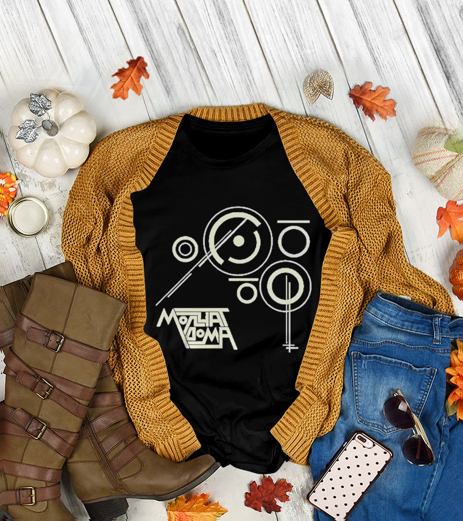 Molchat Doma Concert Geometric Circles And Lines T-Shirt