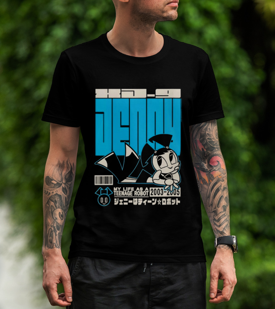 Jenny Kanji My Life As A Teenage Robot 2003 2005 Retro Manga Anime T-Shirt