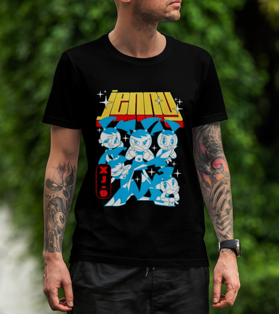 Jenny XJ 9 My Life As A Teenage Robot Blue Transformation T-Shirt
