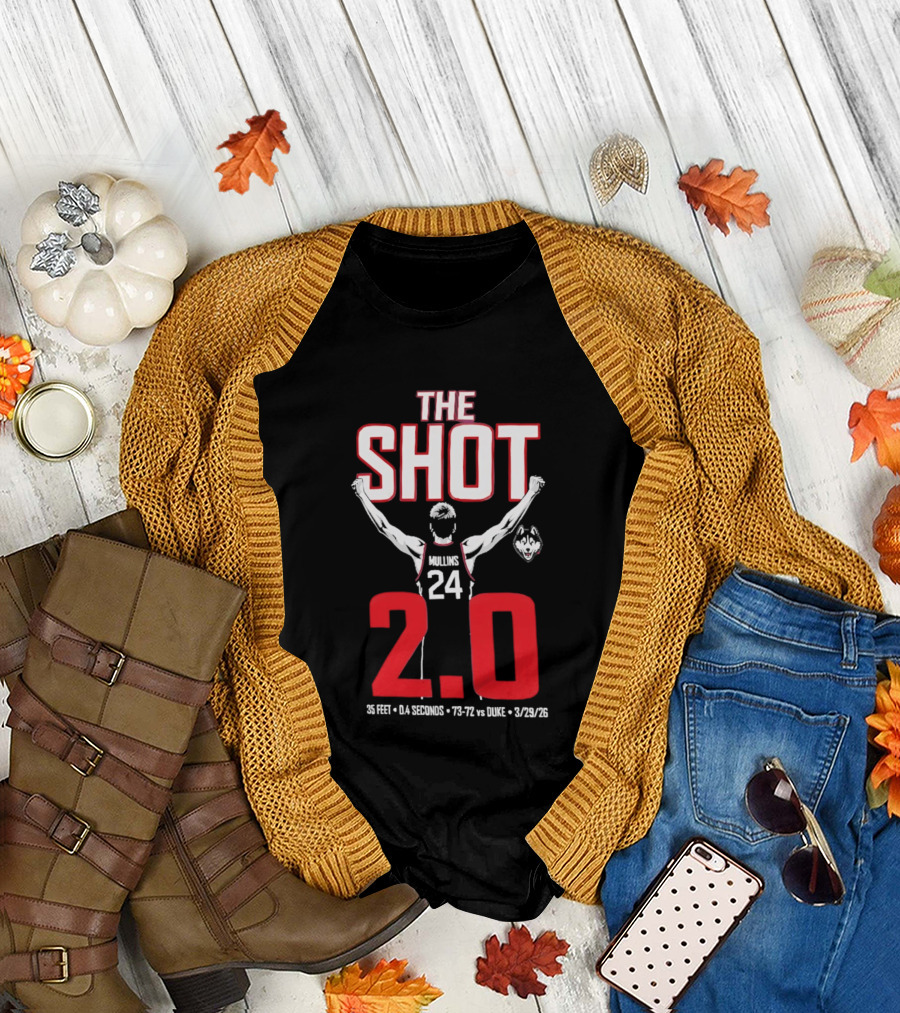 UConn Basketball Braylon Mullins The Shot 2.0 75 72 vs Duke 3/24/22 T-Shirt